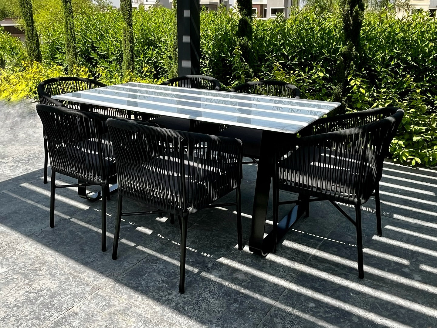 Outdoor G17 Dining Set by AGMA 
